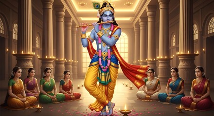 Lord krishna images: hindu god, flute, devotional art, radha krishna photos