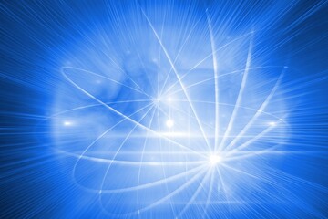 Fototapeta premium Glowing futuristic sphere