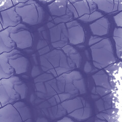 Abstract blue globe pattern on a textured water surface