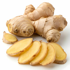ginger isolated on white background