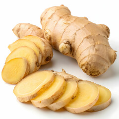 ginger isolated on white background
