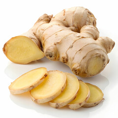 ginger isolated on white background