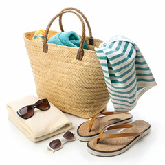 summer shoes and bags