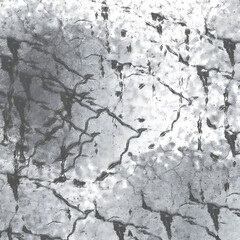 A rough, cracked old concrete wall texture with a dirty, weathered gray surface