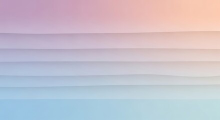 Fototapeta premium Abstract Pastel Color Gradient Background with Horizontal Lines