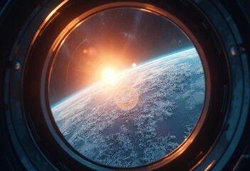 Cosmic Landscape Art Scene