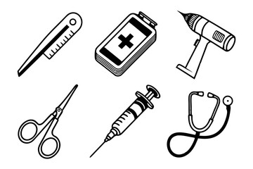 Fototapeta premium tools icons set