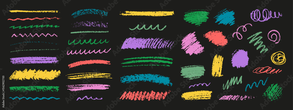 Fototapete vector black hand drawn brush stroke, brush, line or texture. dirty artistic design element, box, fr