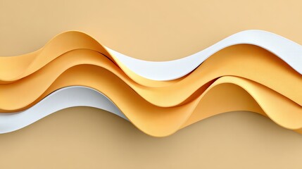 Abstract Flowing Waves: A mesmerizing display of abstract flowing waves, each layer of vibrant color, create a sense of movement and depth, perfect for design projects.