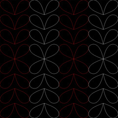 backdrop, colorful, retro, seamless, fabric, collection, element, frame, paper, drawing, beautiful, trendy, modern, pattern, line, vintage, daisy, petals, chamomile, white, illustration, background, f