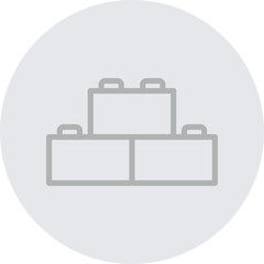 Configuration Vector Line Grey Circle Grey