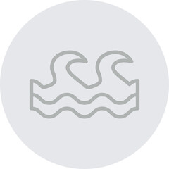 Waves Vector Line Grey Circle Grey