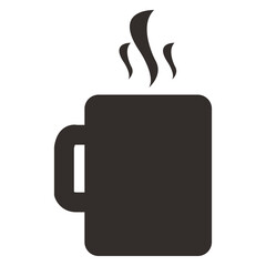 cup of coffee icon black