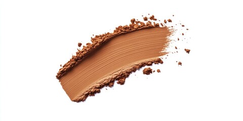 Close-Up of Brown Makeup Pigment