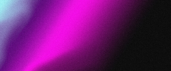 Vibrant pink and purple gradient background with soft grainy texture and light glow effect, ideal...