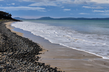 Pebbles on the beach - Swansea, Tasmania, Australia