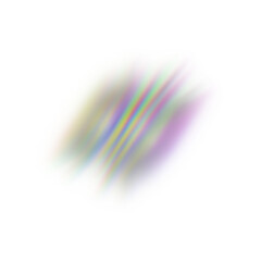 Colorful Light Burst Effect with Transparent Background
