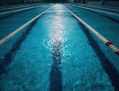 Swimming pool lanes