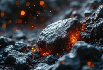 Lava Rock Art Scene