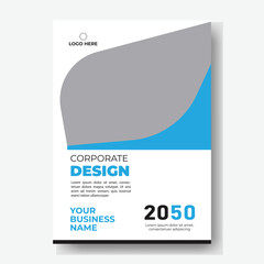 Poster flyer pamphlet brochure cover design layout space for photo background, vector illustration template in A4 size	
