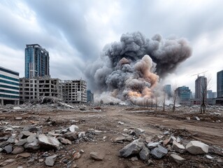 Demolition Site Explosion