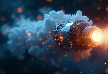 Smoke Rocket Art Scene