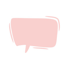 Vector illustration of speech bubble icons for communication and chat