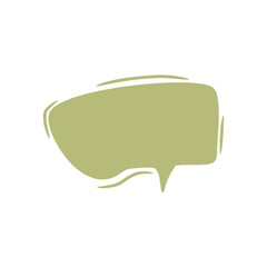 Vector illustration of speech bubble icons for communication and chat