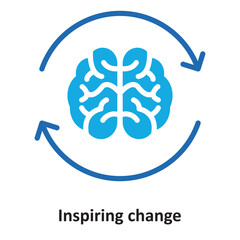 Inspiring change Vector Icon which can easily modify or edit