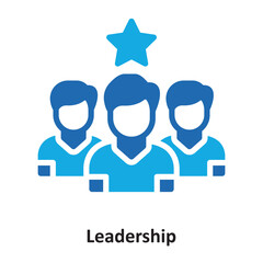 Leadership  Vector Icon which can easily modify or edit