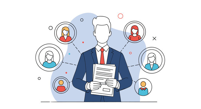 A connected professional networking system for business development needs