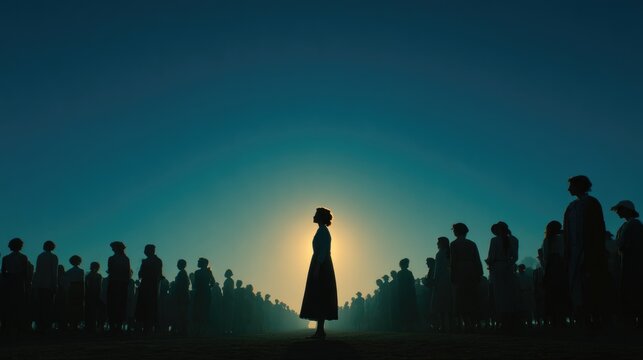 voiceless yet powerful narrative on women equality day through minimalistic photograph emphasizing diverse silhouettes