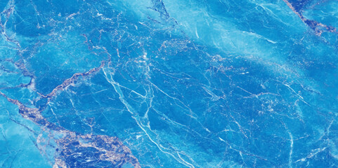 Abstract soft blue marble liquid texture with luxury background, abstract design countertop texture paint stone background pattern, Indigo ocean blue marbling illustration.