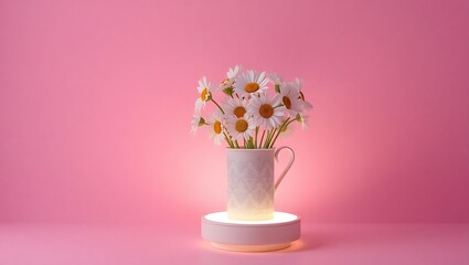 pink hyacinth in vase