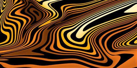 Abstract linear distorted pattern. Retro hippie colorful background Retro, wavy psychedelic pattern wavy psychedelic texture, optical illusion effect