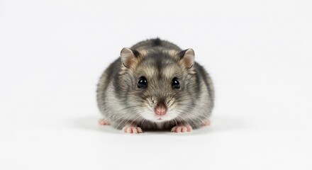 愛らしいハムスター 柔らかな光で撮影 まん丸ボディ. AI Generated