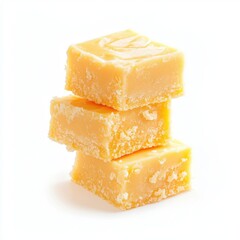Banana fudge isolate on white background