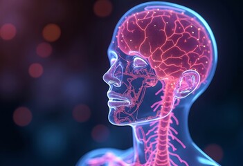 Close up of Brainwave Perspective Art