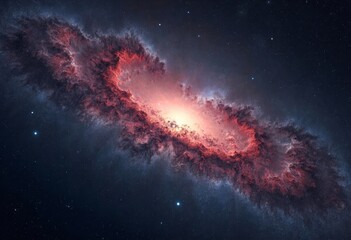 Spiral Galaxy Art Scene