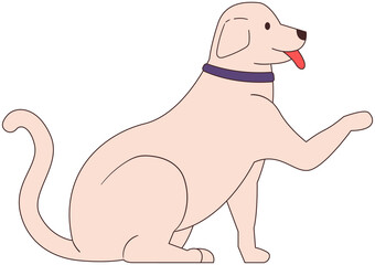 Playful Labrador Retriever