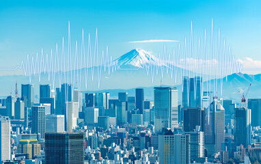 earthquake risk monitoring theme, earthquake early warning concept