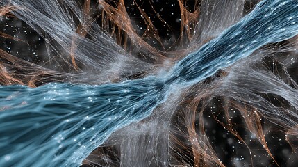 Blockchain forks as diverging quantum rivers, splitting into parallel financial universes