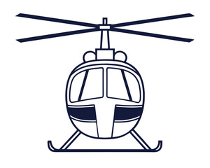 Helicopter Aviation Transport Vehicle Aerial Rotorcraft Flight Design