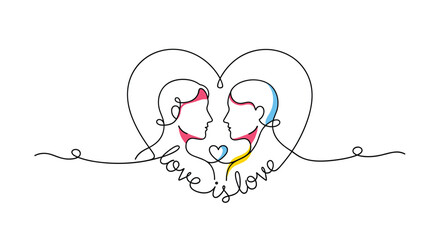 Love is Love an Inclusive Celebration of the Beauty of Human Connection Diversity