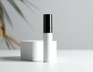 Elegant Brow Gel Tube Mockup Minimalist Product Packaging Design