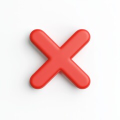 Fototapeta premium Red Reject Symbol