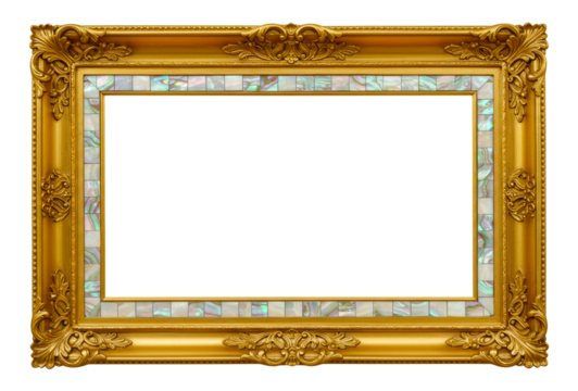 螺鈿細工の額縁