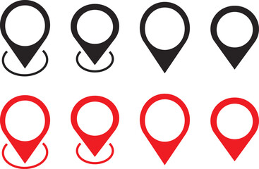 location icon set.location marker vector,Map pointer icon,vector illustration design,location vector sign icons symbol,
