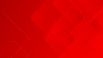 Abstract red background. Bright geometric vector background with overlapping red diamond shapes.