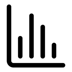chart icon for illustration